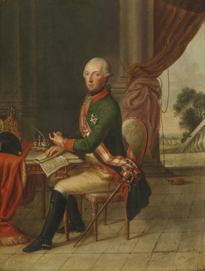 Portrait of Emperor Joseph II at the Desk by Unbekannt Unbekannt